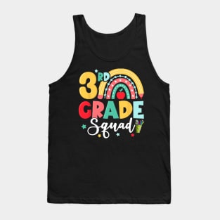 3rd Grade Squad Team Funny Back To School Tank Top